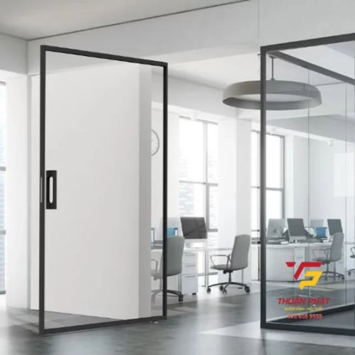 Cửa Nhôm Slim Cover Mở Quay